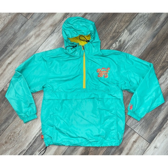Other - Dutch Bros‎ Lightweight Pullover Jacket Windbreaker Size Medium Green